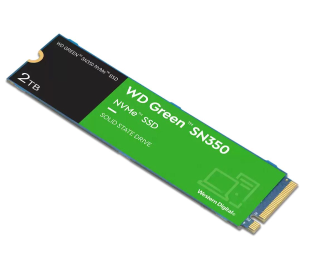 WD 2TB M.2 PCIe NVMe Green SN350 WDS200T3G0C - 1046203 - zdjęcie 2